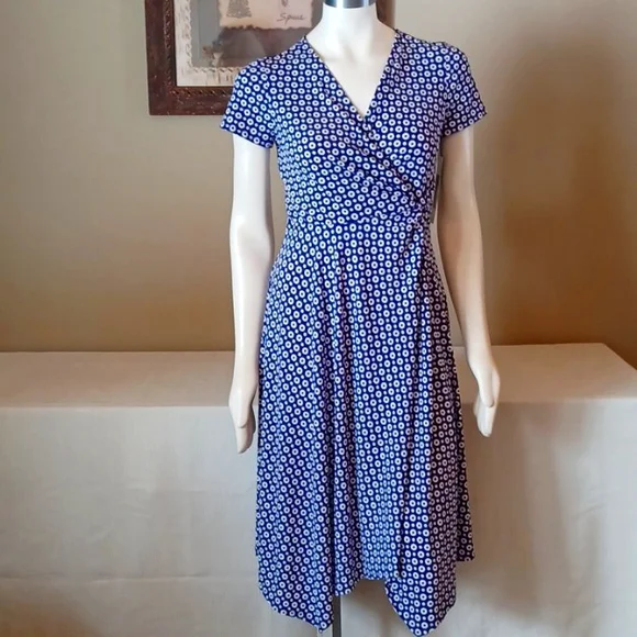 Perceptions | Dresses | Nwt Sz S Purple And White Midi Dress By Perceptions  | Poshmark
